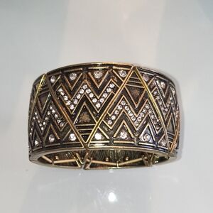 mark. Gold and Silver Zigzag Bracelet